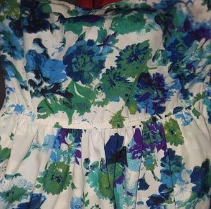 Strapless summer dress